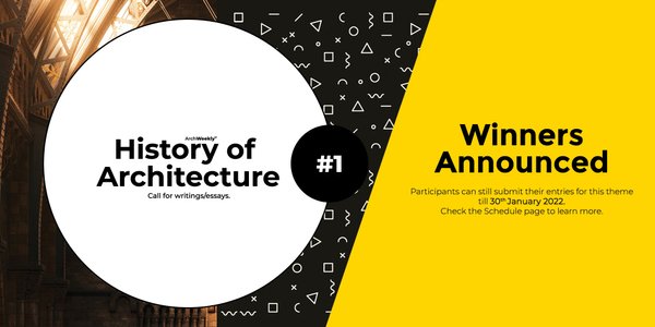History of Architecture competition banner