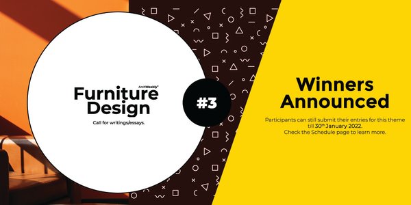 Furniture Design competition banner