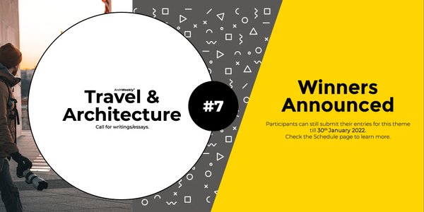 Travel & Architecture competition banner