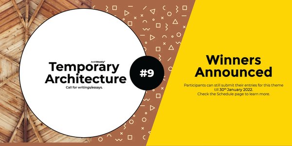 Temporary Architecture competition banner