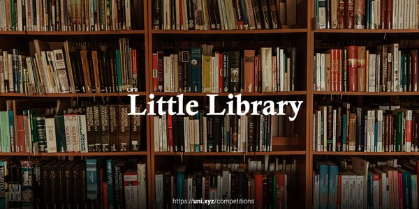 Little Library competition banner