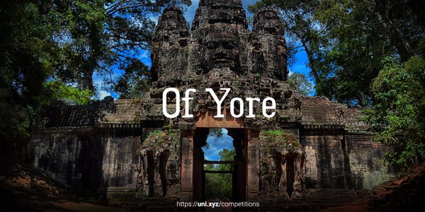 Of Yore competition banner