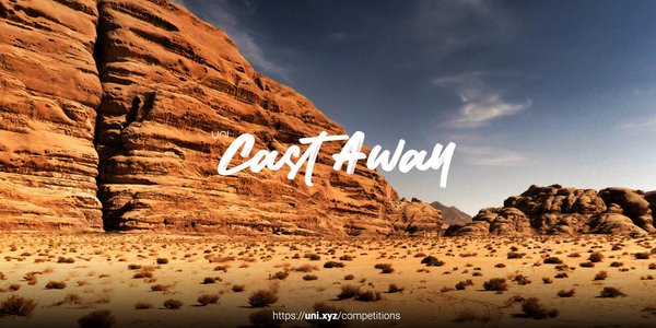 Cast Away competition banner