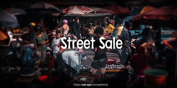 Street Sale competition banner