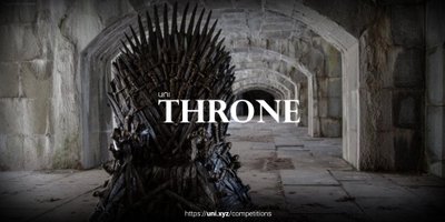 Throne competition banner