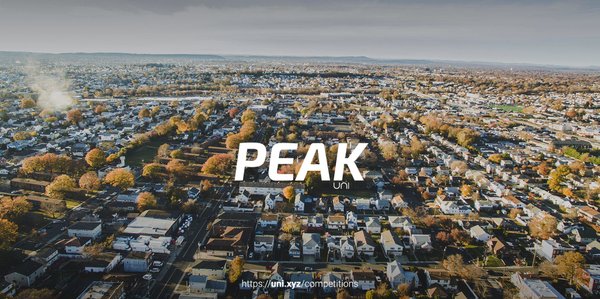 Peak competition banner