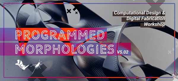 Programmed morphologies competition banner