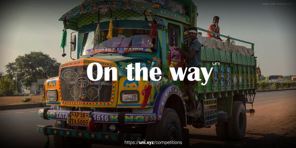 On the way competition banner