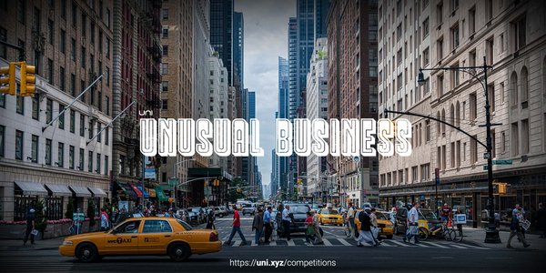 Unusual Business competition banner