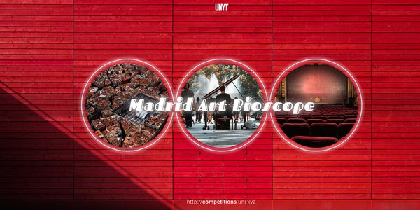 Madrid Art Bioscope competition banner