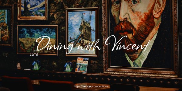 Dining with Vincent competition banner