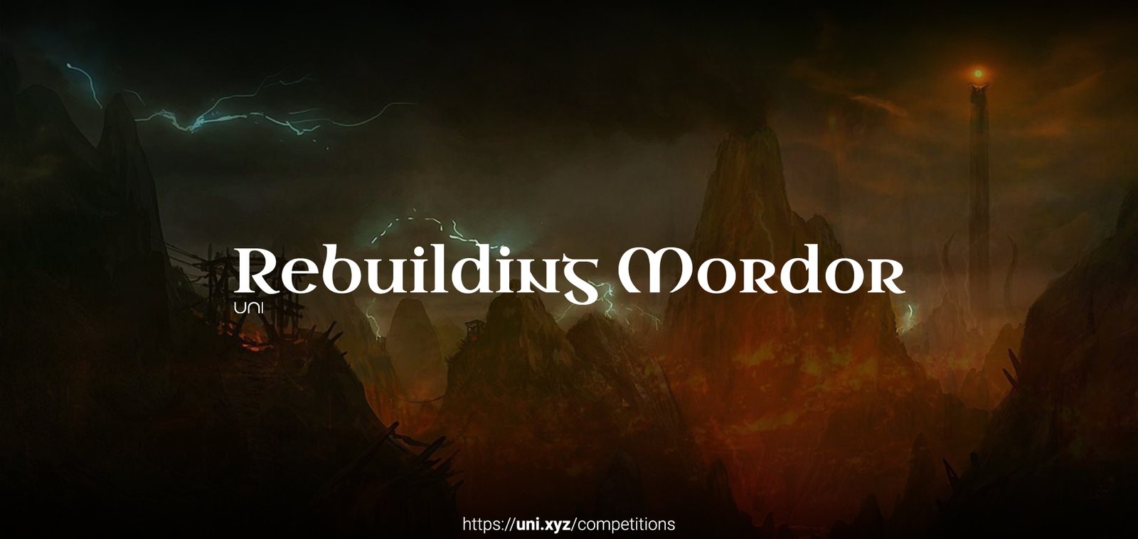 Advertisement image for Rebuilding Mordor