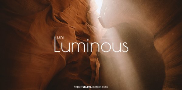 Luminous competition banner
