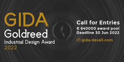 Goldreed Industrial Design Award 2022 competition banner