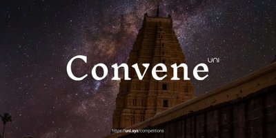 Convene competition banner