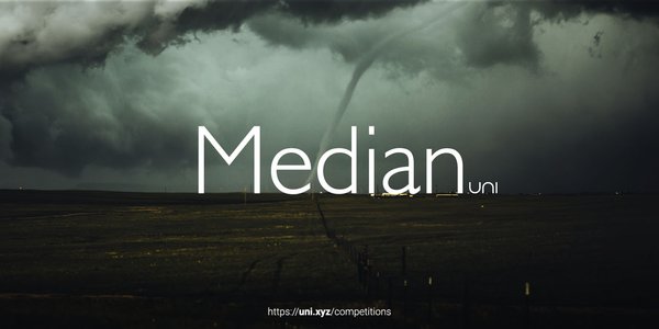 Median competition banner