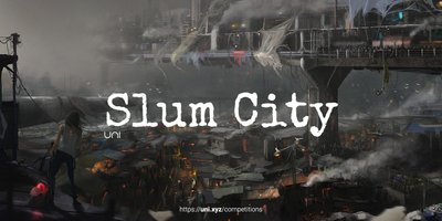 Slum City competition banner