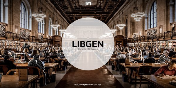 Libgen 2019 competition banner