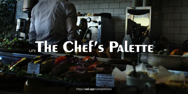 The Chef's Palette competition banner