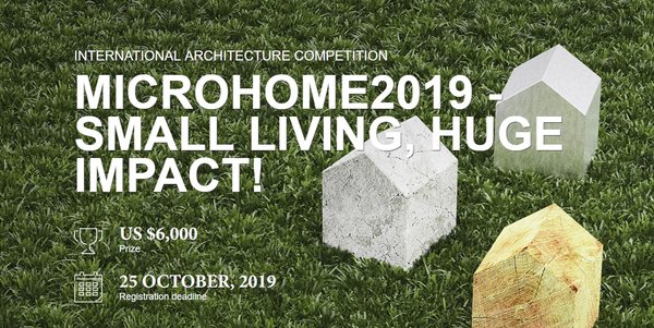 Micro home 2019 competition banner