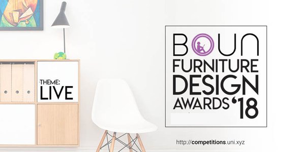 BOUN Furniture Design Awards '18 competition banner
