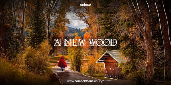 A New Wood competition banner