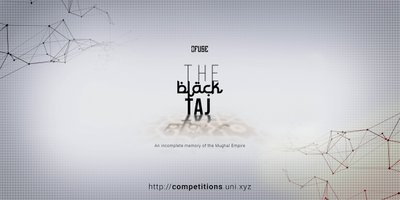 The Black Taj competition banner