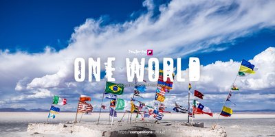 One World competition banner