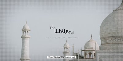 The White taj competition banner