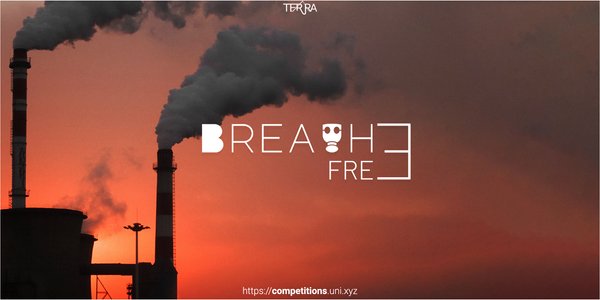 Breathe Free competition banner