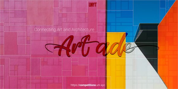 Art-ade competition banner