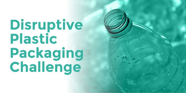 Disruptive Plastic Packaging Challenge competition banner