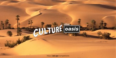 The Oasis Cultural Center competition banner