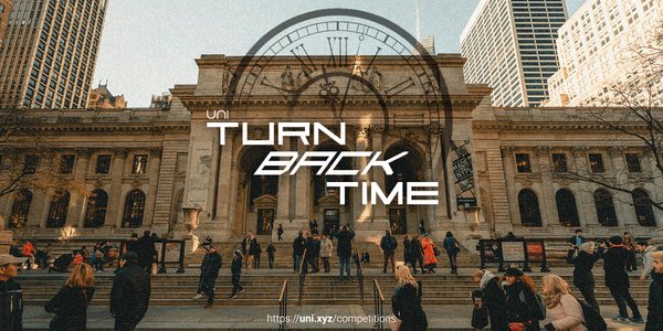Turn Back Time competition banner