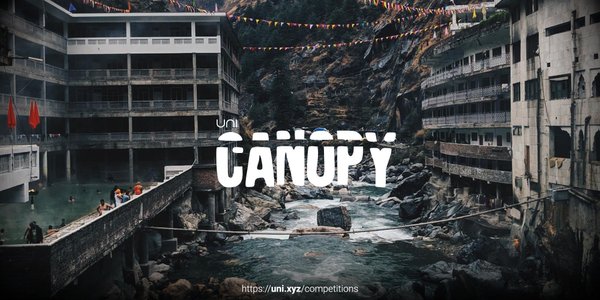 Canopy competition banner