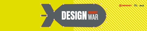 Design against war competition banner